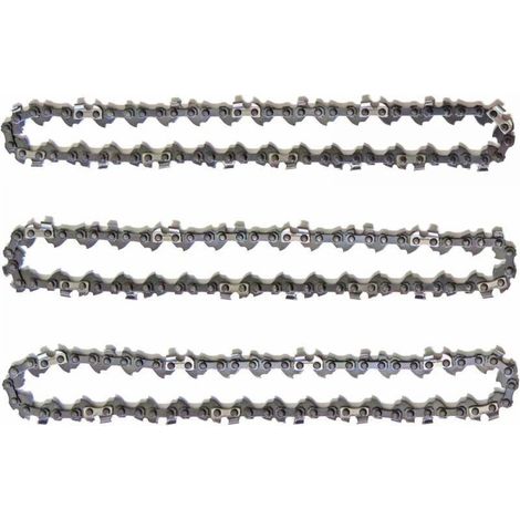 Aimoonsa 3er-pack Astscherenketten Für 25 Cm (10 Zoll) Führungsschienen, 40 Treibglieder, Geringer Rückschlag, Kompatibel Mit Black & Decker, Ryobi, Ferrex, Primaster Und Anderen.