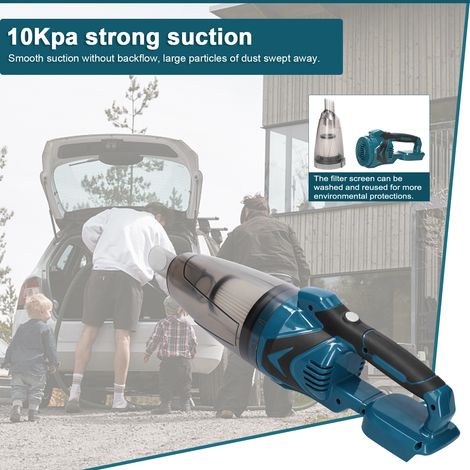 Akku-autostaubsauger Mit Bürste, 10 Kpa, Hohe Saugleistung, Für Zuhause Und Auto. Tragbarer Multifunktionsstaubsauger.