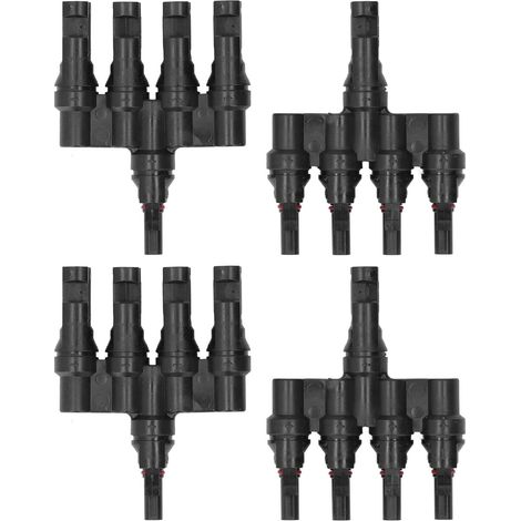 1000v Solar-pv-stecker Wasserdichter Photovoltaik-solarstecker Stecker Buchse Solarmodulkabelstecker (pv-lt-4)