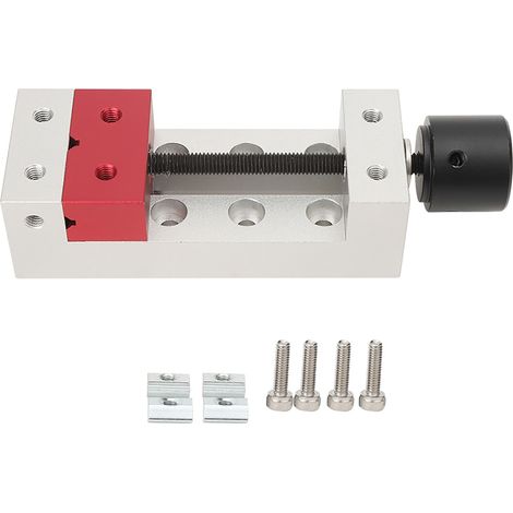 50-mm-mini-flachklemme Aus Aluminium, Tischschraubstock Für Werkbank, Bohrmaschine, Heimwerker- Und Holzbearbeitungsschraubstock