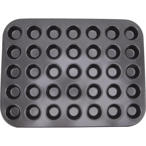 Universelle Mini-muffinform, Antihaftbeschichtete Mini-muffinform Für 24 Cupcakes Mit Antihaftbeschichteter Stahloberfläche Zum Backen Von Kuchen (35 Mulden)