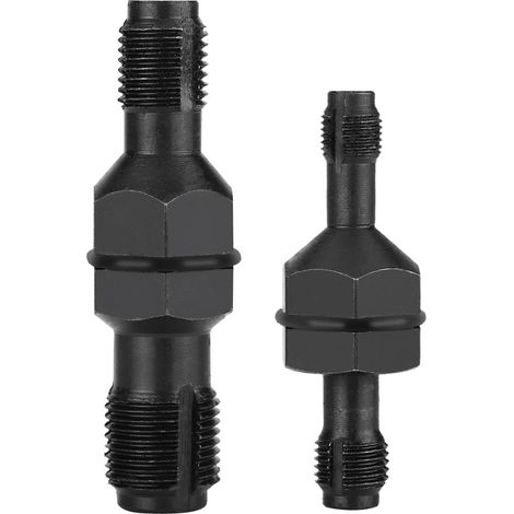 Kimiss Gewindeeinsetz-gewindebohrer-set Aus Kohlenstoffstahl Für Zündkerzen, 2-teilig, M10 1,0 / M12 1,25 M14 1,5 / M18 1,5 Gewindeeinsetz-gewindebohrer-set.