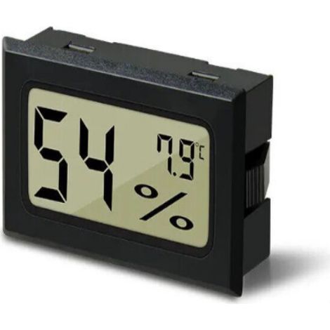 Thermometer-hygrometer -50 °c Bis 70 °c - 10 % Bis 99 % Relative Luftfeuchtigkeit - Genauigkeit ±0,5 °c / ±4 % - Für Innenräume, Garage, Gewächshaus - 1 Stück