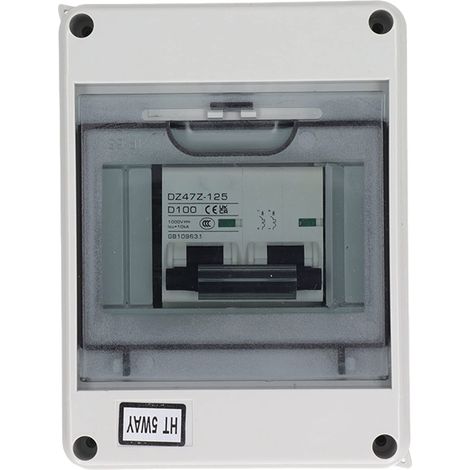 2-poliger Dc-miniatur-leistungsschalter, 1000 V 10 A Trennschalter, Ip65 Wasserdichter Leistungsschalter Für Solar-pv-systeme, Photovoltaik-netzwerke