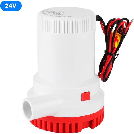 Yctze Hochleistungs-tauchbilgepumpe 2000 Gph Für Schiffszubehör Mit Edelstahlwelle (24 V).