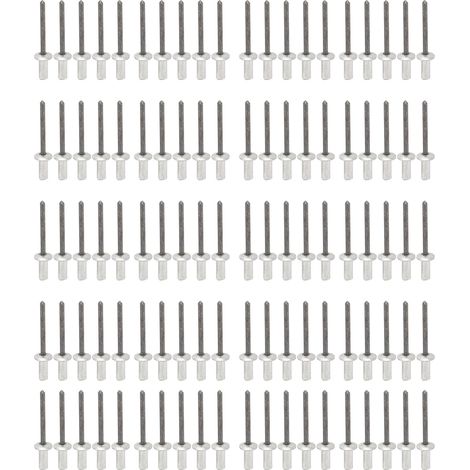 Packung Mit 100 Geschlossenen Nieten, Einfache Handhabung, Ersatz Für Defender 90/110 (1983–1990), Sicherer Verschluss, Erhöhter Schutz, Einfache Montage