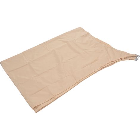 Sonnensegel, 3,28 X 2,19 M, Beigefarbenes Polyester, Wasserdicht, Uv-beständig, Viereckiges Sonnensegel Für Terrasse, Garten, Patio, Innenhof, Pergola, Hinterhof, Carport