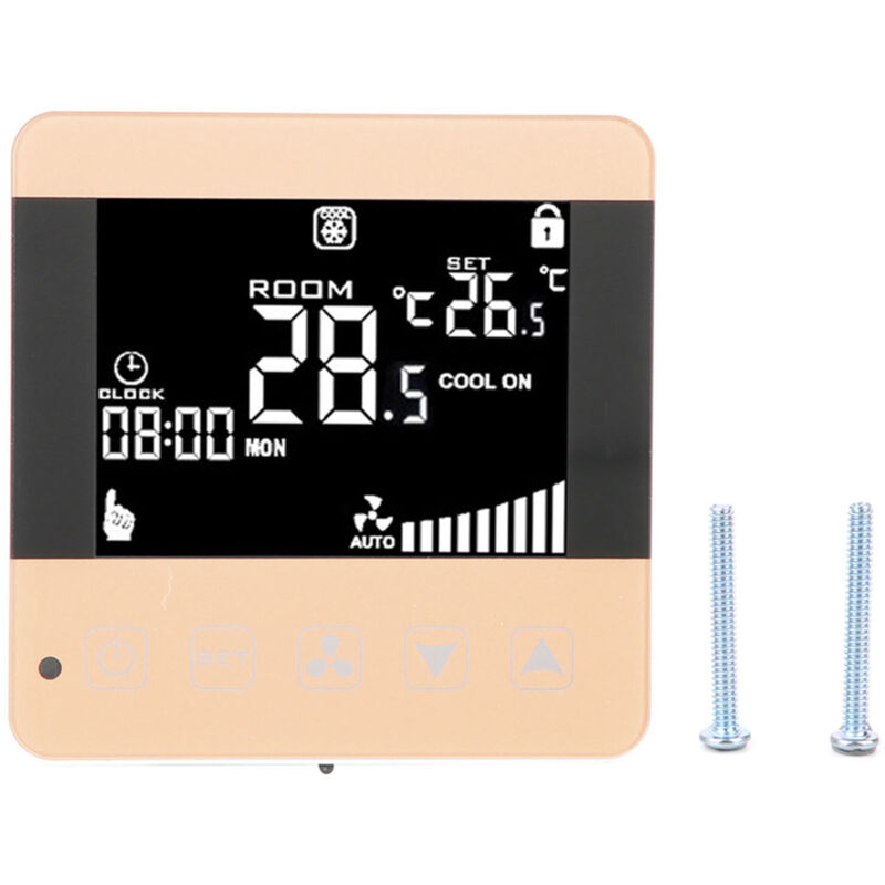 Eosnow Intelligenter Lcd-digital-thermostat-temperaturregler Für Zentrale Klimaanlagen Mit Gebläsekonvektor (wifi-typ)