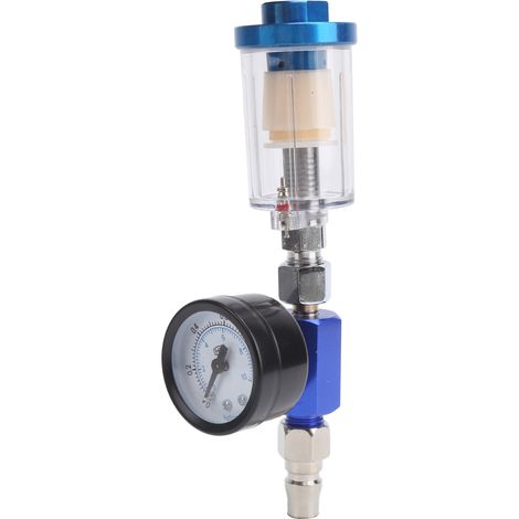 Pneumatische Spritzpistole, Luftregler, Inline-ölmanometer, Wasserabscheider