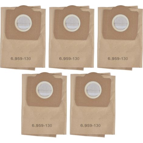5er-pack Staubbeutel Für Staubsauger 6.959-130.0 Wd3200 Wd3300 Wd3500