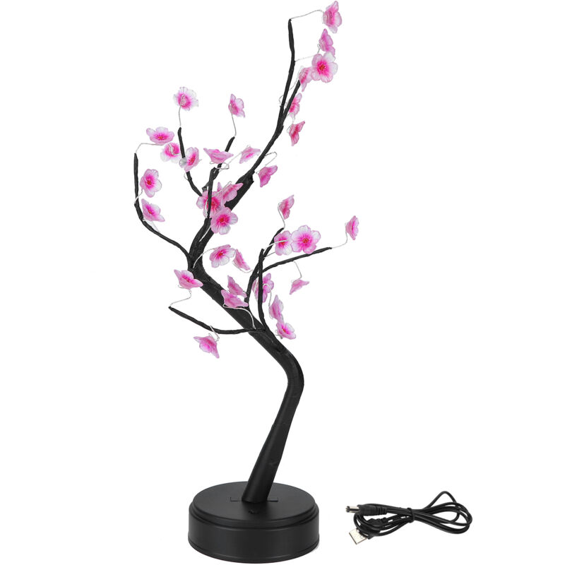 Usb 35led Pflaumenblüten-bonsai-lichterbaumlampe Für Zuhause, Weihnachts- Und Nachtdekoration.