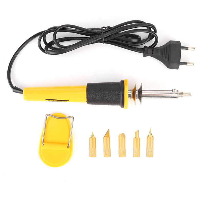Brennkolben-set, Lötkolben, 220 V, 40 W Brennkolben Für Leder Und Holz, Zum Schnitzen Dünner Platten, Eu-stecker