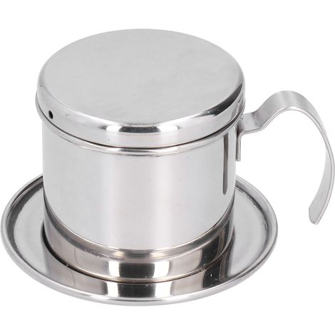 Tihebeyan Großer Vietnamesischer Edelstahl-kaffeefilter Für Kaffeeproduzenten Und Rucksacktouristen, Robuster Edelstahl