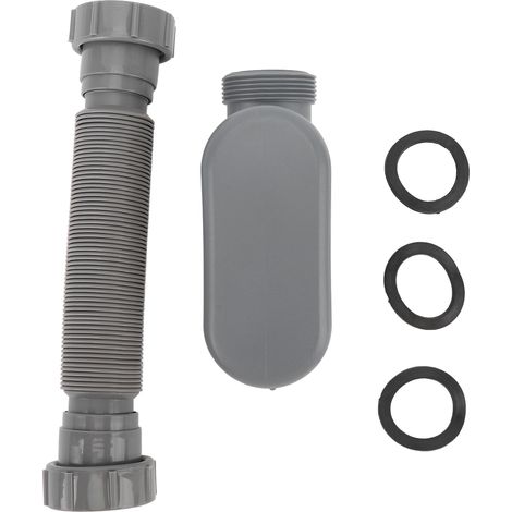 1/2" Flexibler Schlauch Für Badewannenabfluss, Geruchsneutral Für Dusche Und Badezimmer