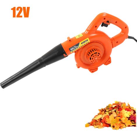 12v Tragbarer, Kabelgebundener 8-stufiger Laubbläser, Elektrischer Staubbläser, 2-in-1 Industriestaubsauger-gebläse Für Laub, Computer Und Auto