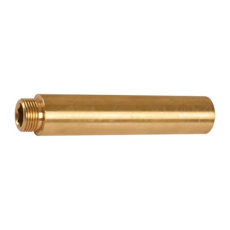 Comap – Gerade Messingverlängerung Mit Schraubanschluss – M 1/2" – F 1/2" – 100 Mm – Anschluss Für Wasserhähne – Schraubbefestigung Für Den Professionellen Einsatz