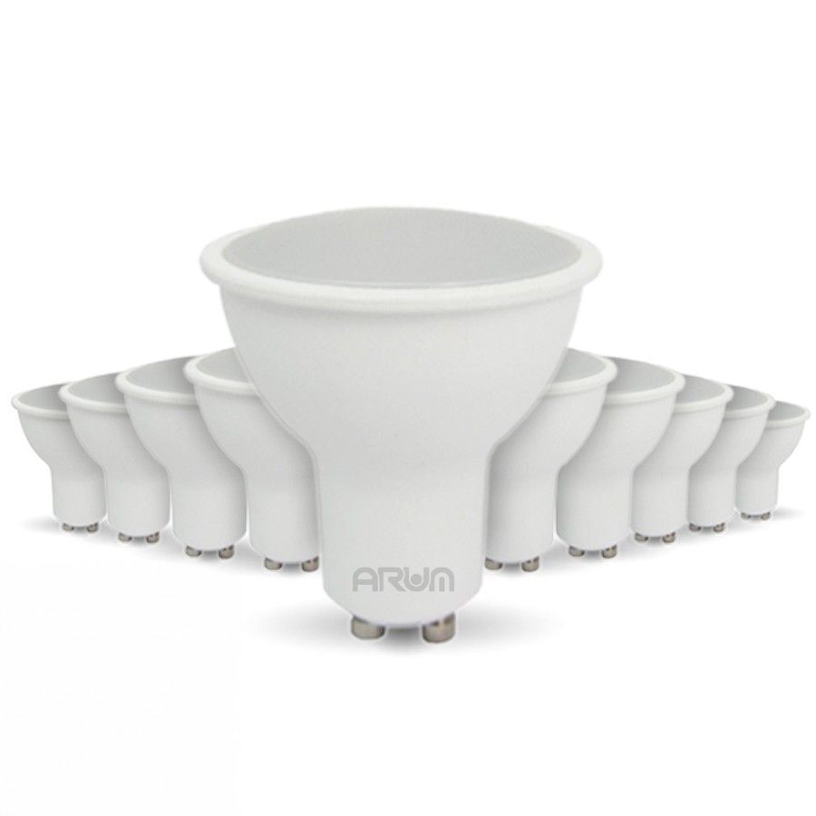 Eclairage Design - Los Mit 10 Led-lampen Gu10 7w Äq. 60w 2700k Warmweiß