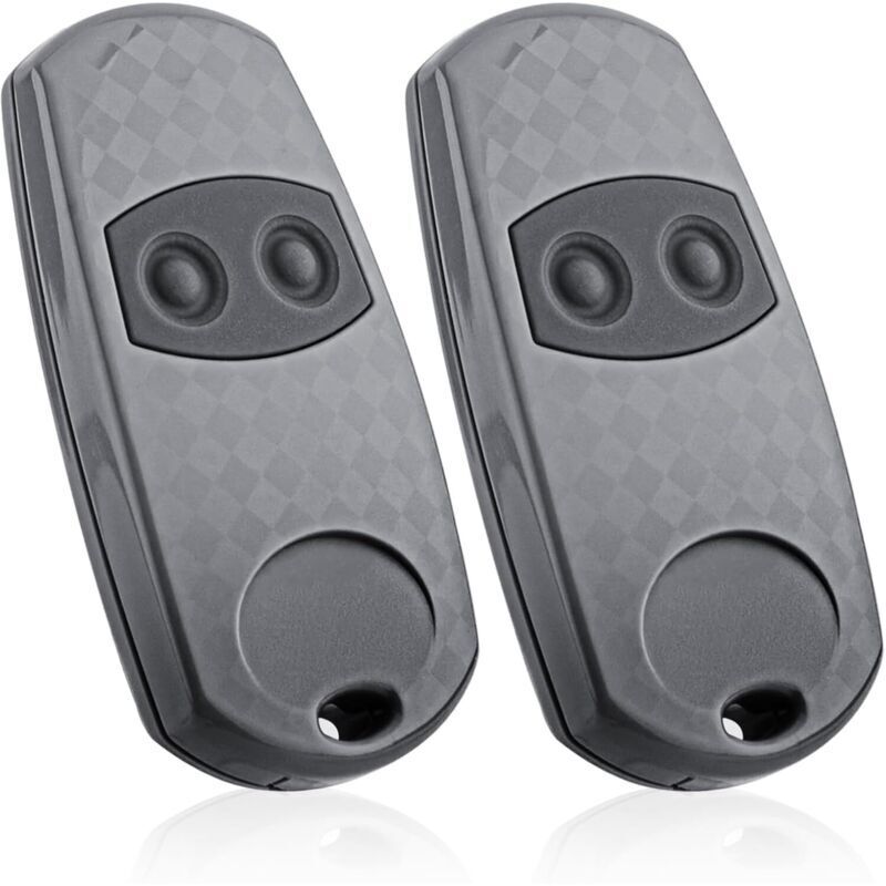 Télécommande Universelle Pour Porte De Garage – Compatible Avec Came Top, Hörmann Et Marantec – 2 Pièces