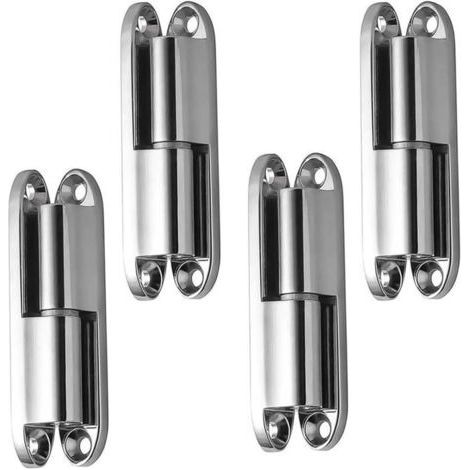 Fenoplastica 4-teilige Türscharniere, Abnehmbare Türscharniere, Geräuschlose Türscharniere, Türscharniere Für Schranktüren, Türteile, Möbeltüren