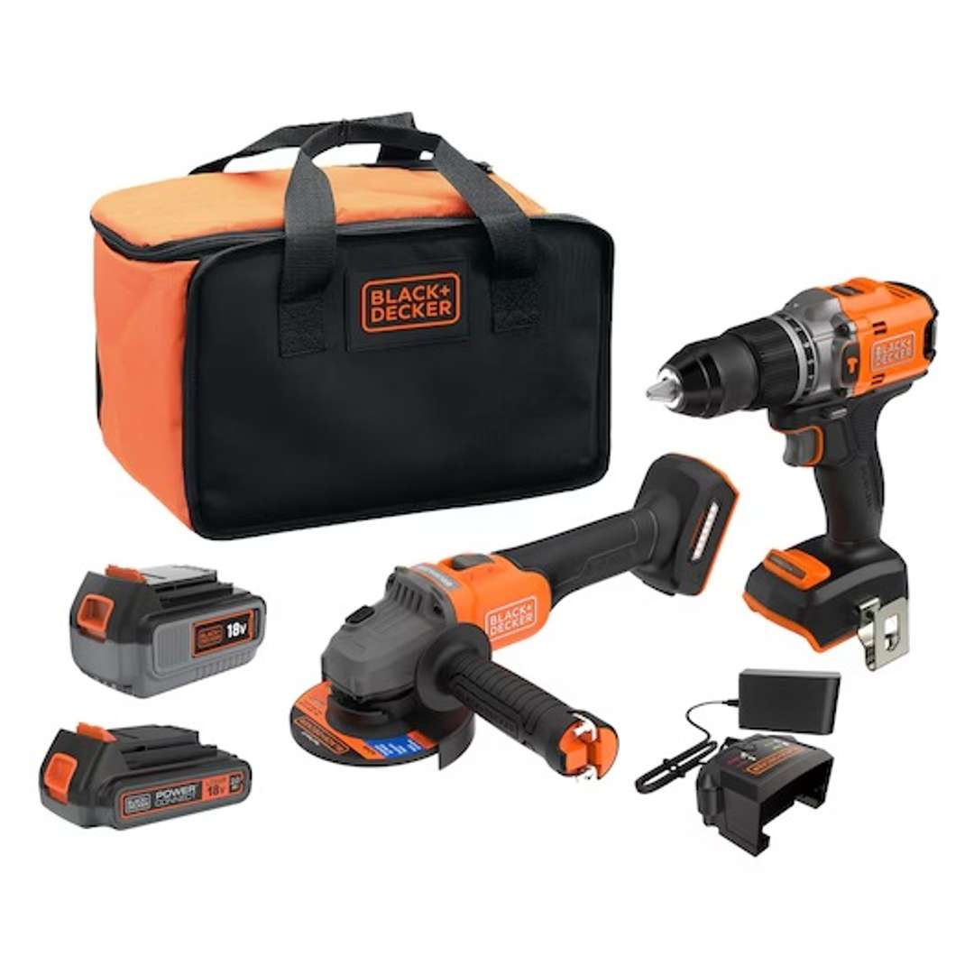 Black+decker - Akku-werkzeugset, 6-teilig, Mit Akkus Und Ladegerät Bck24d1m1sb-qw