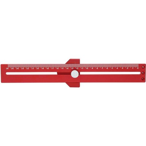 Holzbearbeitungslineal, T-förmiger Markierungslineal, Rotes Kreuzkalibrierungslineal Aus Aluminiumlegierung, T-förmiger Markierungslineal