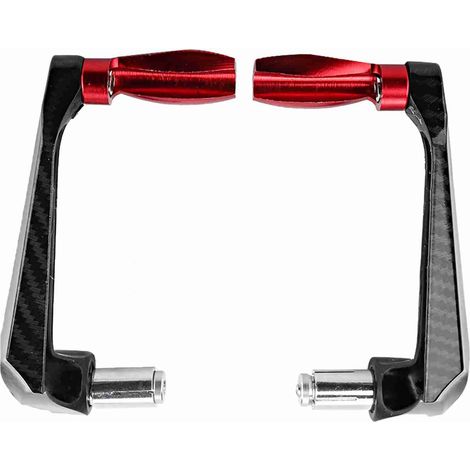 Alomejor Universal-lenkerprotektoren Aus Aluminiumlegierung Für Motorräder – Hochsensibler Ersatz Für 7/8-zoll-mountainbikes, 5 Farben (rot)