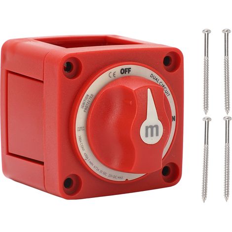 Batterietrennschalter, 300 A Ein/aus, Hochleistungs-abschaltschalter, Wasserdicht, Zündgeschützt, Netzschalter Mit Knopf Für Die Batterie.