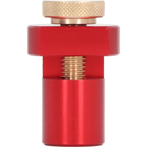 Tischanschlag Mit Hund, Aluminiumlegierung, 19 Mm, Für Holzbearbeitung, Rutschfeste Werkbank, Hundeklemme Zum Anzeichnen Und Eckmarkieren (rot)