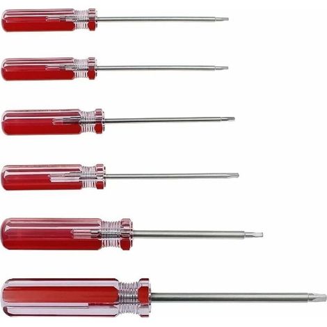 Aimoonsa Set Mit 6 Dreieckigen Schraubendreherbits, Magnetische Dreieckige Schraubendreherbits 1,8 Mm 2,0 Mm 2,3 Mm 2,7 Mm 3,0 Mm 4,2 Mm Schraubendreher-reparaturwerkzeug