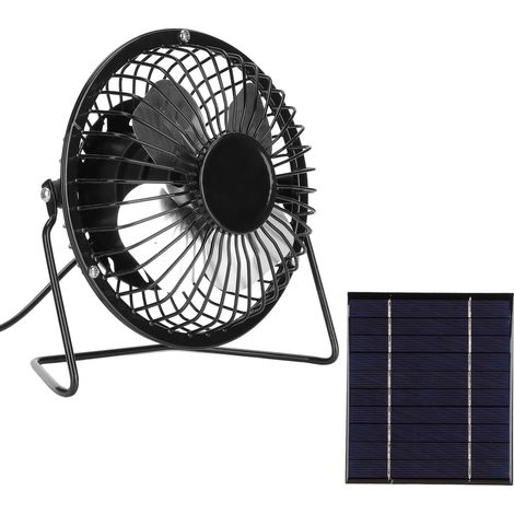 2,5-w-5-v-solarventilator Mit Usb-ausgang – Tragbarer, Solarbetriebener Ventilator Mit Vielfältigen Einsatzmöglichkeiten Beim Camping, Angeln Und Wandern