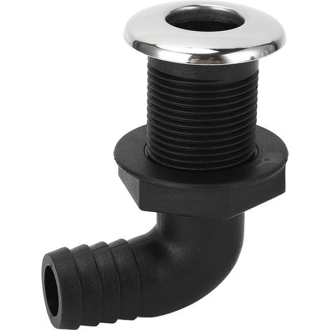 25 Mm Nylon-rumpfbeschlag, Stoßfest, Sport Mit Drehbarem Design Für Marineboote, Yachten, Camper (90-grad-rohr, Höhe: 96 Mm / 3,8).