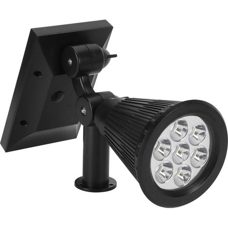 Beleuchtungskörper, Intelligente, Einstellbare Lichtsteuerung, 5,5 V Wasserdichte Schwarze Rasenleuchte, Wegleuchte Für Rasen Und Garten (weißes Licht)