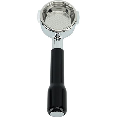 58-mm-e61-kaffeefilterhalter, Bodenloser Einschichtfilter, Tragbarer Filterhalter Für Die Kaffeezubereitung Zu Hause, C2-kunststoff, Schwarz