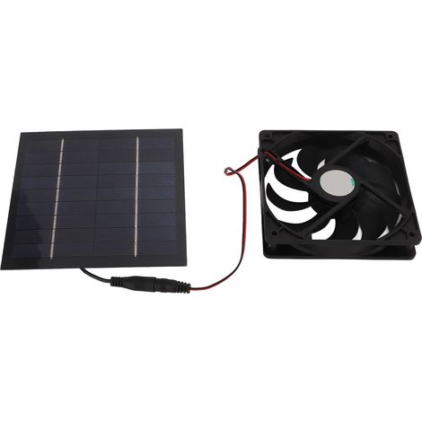 10w Wasserdichter Mini-abluftventilator Mit Solarpanel Für Wohnmobile, Yachten, Gewächshäuser, Tierhäuser, Hühnerställe