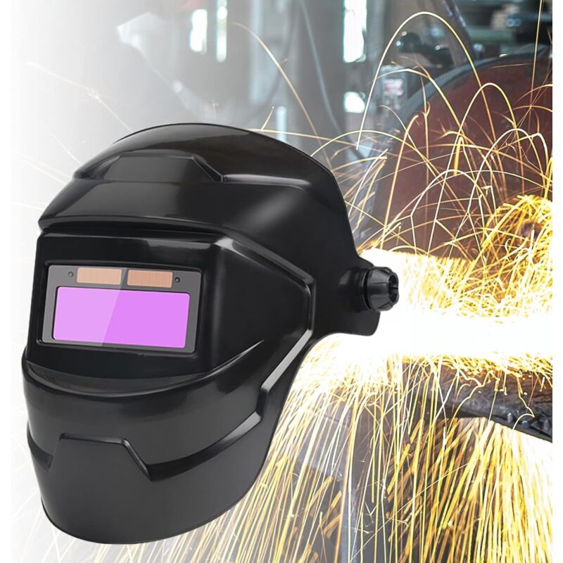 – Selbstverdunkelnde Solarschweißmaske – Klare Sicht – Schlagfest – Uv-schutz – 180°-bewegungsfreiheit – Psa-standard