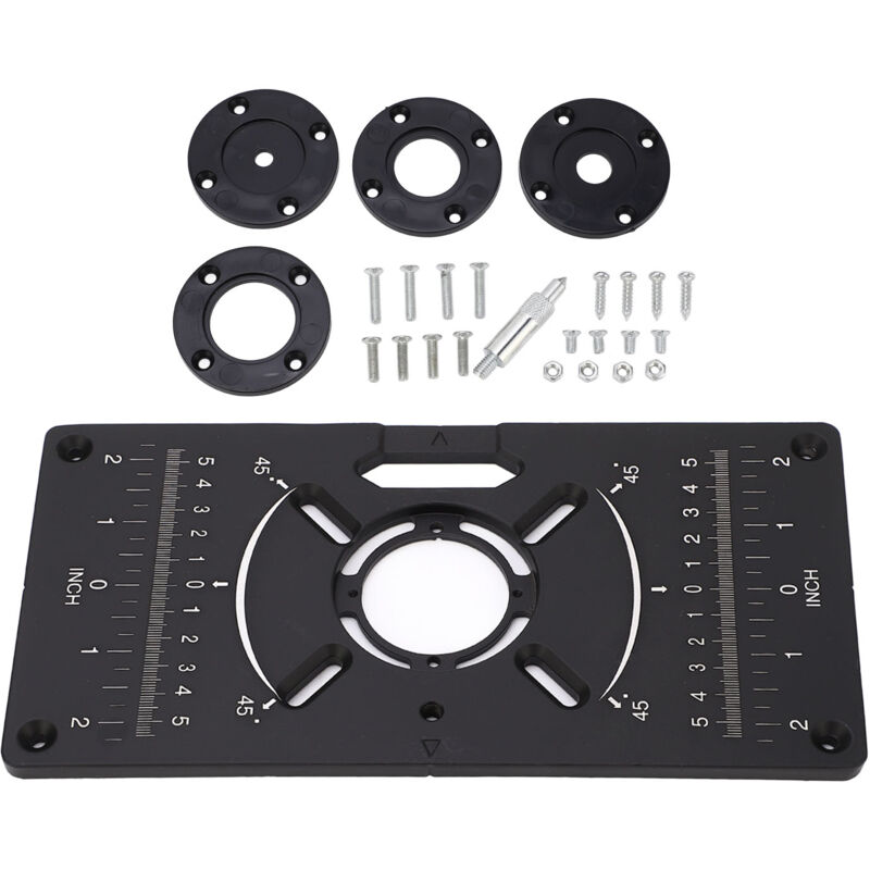 Fräsplatte, Aluminiumplatte, Tischplatte Aus Legierung, Schneidemaschine, Neigemaschine, Schwarz