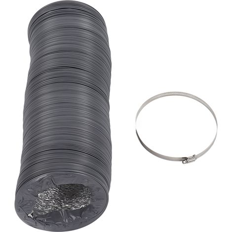 M Langer, Flexibler Aluminiumschlauch Mit Klemme Für 6-zoll-abluftrohre