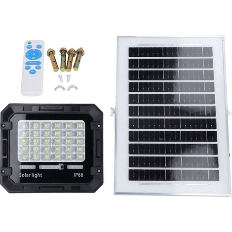 Wasserdichter, Solarbetriebener Led-sicherheitsstrahler Für Den Außenbereich, 100 W, 30 Leds Mit 4000-mah-akku Für Gartenhäuser (a500)