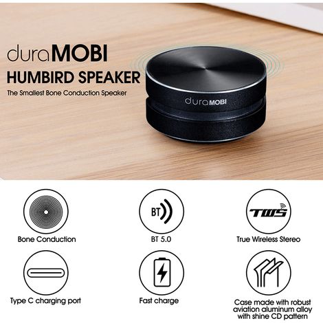 Packung Kabelloser Bluetooth-knochenschalllautsprecher, Mini-tragbarer Stereo-lautsprecher Mit Lautem Klang, Integriertem Mikrofon, Rot
