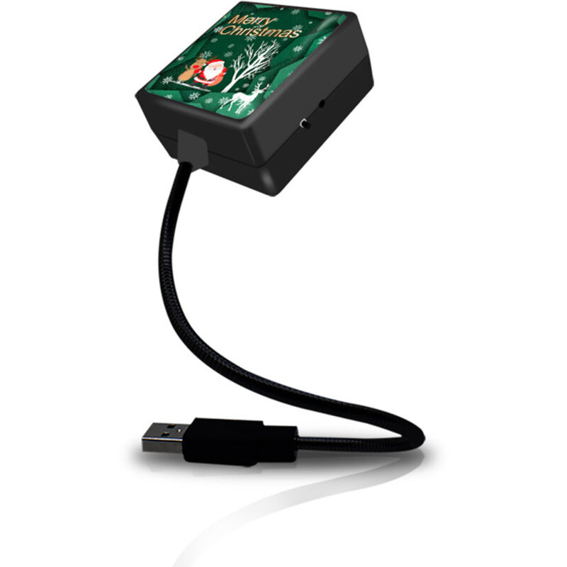 Usb-ambientelichtprojektor Fürs Auto, Weihnachtsprojektor, Soundaktivierte Led-innenlampe, Für Zuhause, Schlafzimmer, Partydekoration.