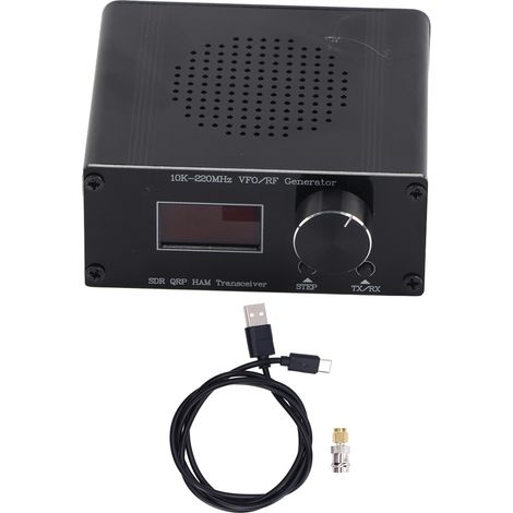 Hf-qrp-sdr-transceiver, Variabler Frequenzoszillator (10–220 Mhz), Amateurfunk-vfo-generator, Amateurfunk-transceiver Mit Usb-datenkabel Und 20 Speicherplätzen
