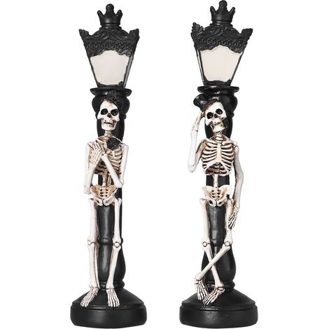Totenkopflampe, Batteriebetriebene Halloween-lichterkette Zur Tischdekoration Für Halloween-partys Zu Hause