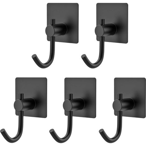 Klebehaken – Edelstahl 304 – Wasser- Und Rostfrei – Für Bad Und Küche – 5er-pack