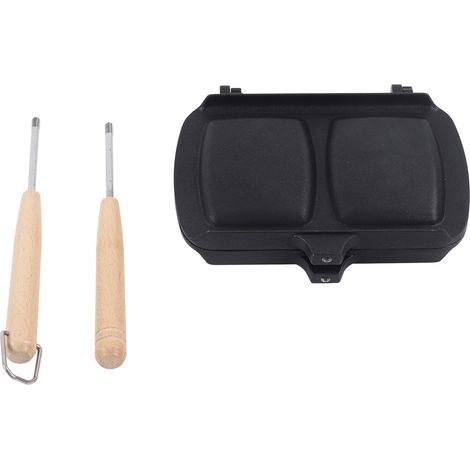 Doppelseitiger Panini-grill, Gehäuse Aus Aluminiumlegierung, Gleichmäßige Hitzeverteilung, Schnelle Zubereitung Leckerer Frühlingsrollen, Antihaftbeschichtung Für Gasgrills