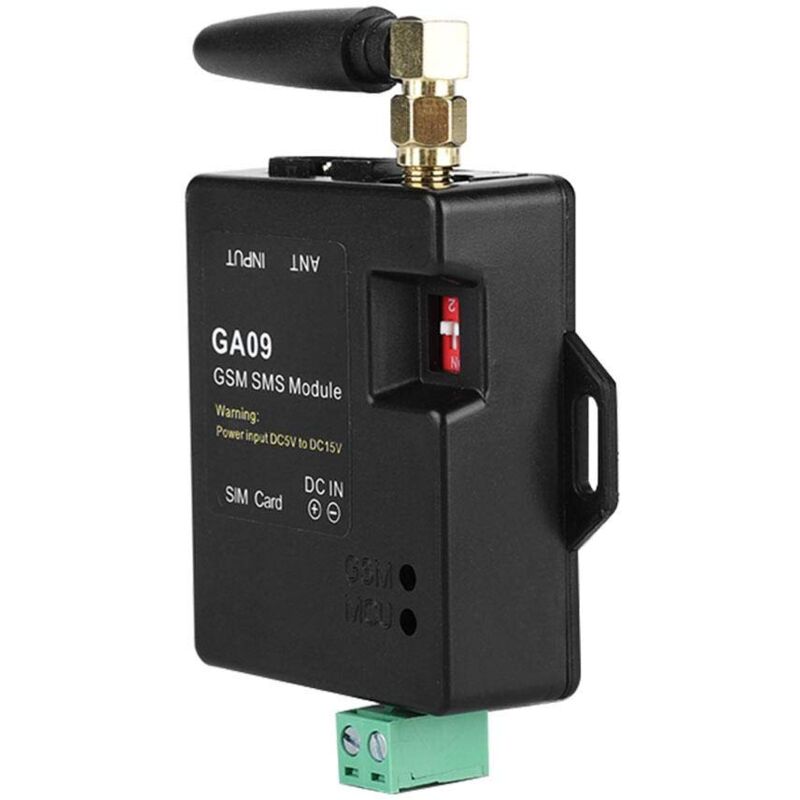 Gsm-funkalarmsystem, Mini-alarmbox Mit Antenne Ga09, Intelligenter Sms- Und Anrufalarm Für Zuhause, Industrie, Fabrik, Lagerhalle, Kontrollraum A