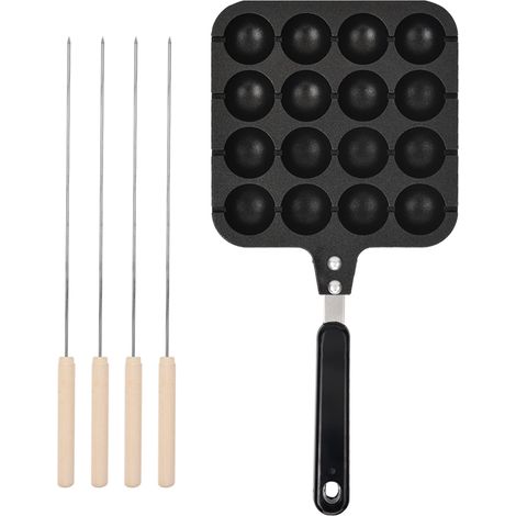 Antihaft-backform Für Takoyaki, Geeignet Zum Backen Und Für Gebäck, Leicht Zu Reinigende Form