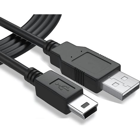 Mini-usb-kabel Zum Synchronisieren Und Laden, Datenübertragungsrate 480 Mbit/s. Kompatibel Mit Blue Yeti Mikrofon, Ps3, Wii U Pro, Externen Festplatten, Digitalkameras Und Mp3-playern. Schwarz.