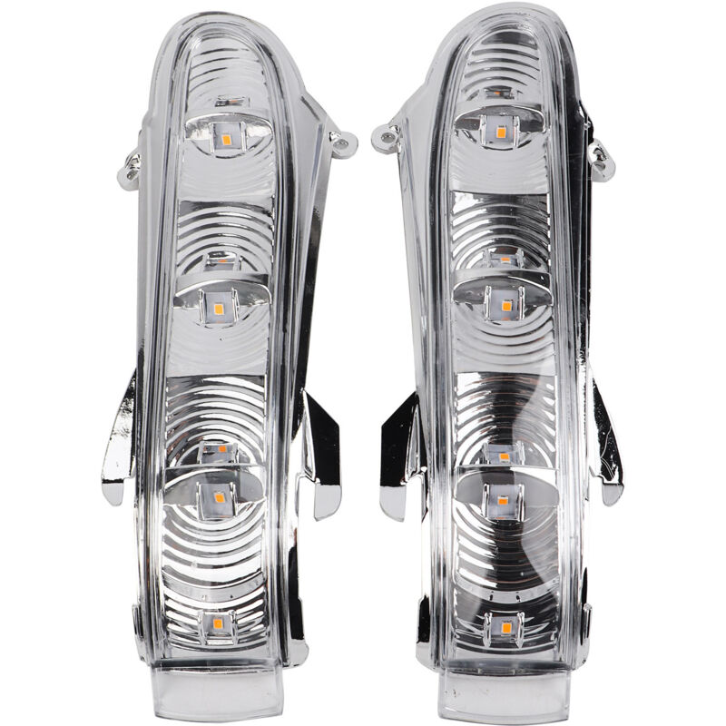 Rétroviseurs Led Clignotants Pour Mercedes W215/w220 (1999-2003) - Lentille Transparente - Installation Facile