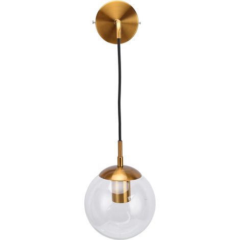 Moderne, Minimalistische Wandleuchte Mit Glaskugel Im Retro-stil, E27-fassung, Für Wohnzimmer, Schlafzimmer Und Arbeitszimmer, 110–240 V