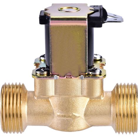 3/4" Dc 24v Messing Nc Magnetventil Für Wassersteuerung, Kein Energieverbrauch, Stabile Wasserregulierung, Einfache Installation Und Wartung.